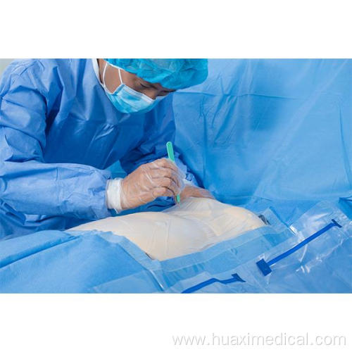 Sterile Disposable Surgical Cardiovascular Pack Drape
